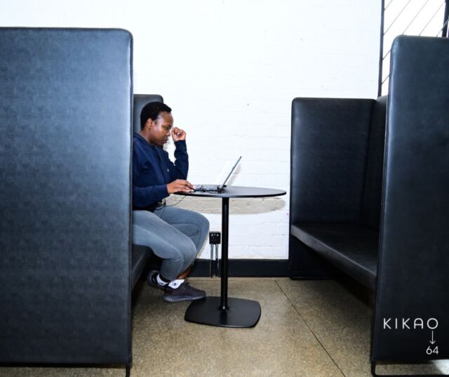 Coworking offers numerous advantages, yet there are occasions when you yearn for solitude. The privacy cubicles at Kikao64 are invaluable to our members when seeking undivided attention and seclusion. We strike a harmonious blend between an open atmosphere and a quiet workspace. #Kikao64 #Coworking