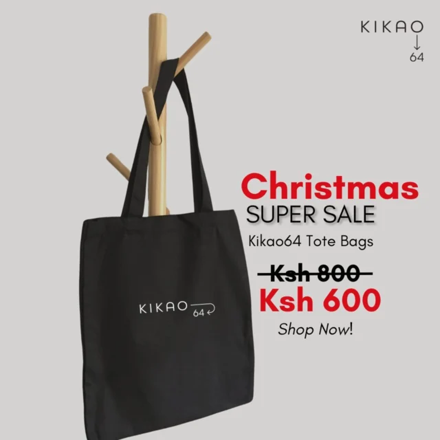 🎉 Special Offer Alert!

Carry style and practicality with the Kikao64 Black Tote Bag—now at an unbeatable price! 👜✨

🛍️ Was: KSh 800
🔥 Now: KSh 600

Don’t miss out—grab yours today at Kikao64! To order, contact us at +254 706 767 063. Don’t miss out on this limited-time deal. Get yours today and rep Kikao64 wherever you go! 🌟

#ToteBagGoals #Kikao64Style #SpecialOffer