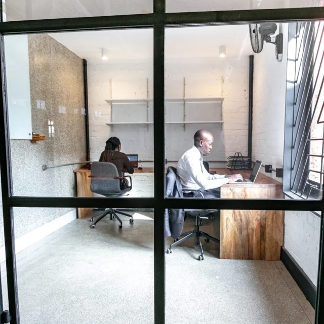 Lockable. Private. Yours. Kikao64 Lettable Offices—Space for Three!

Get in touch at +254 706 767 063