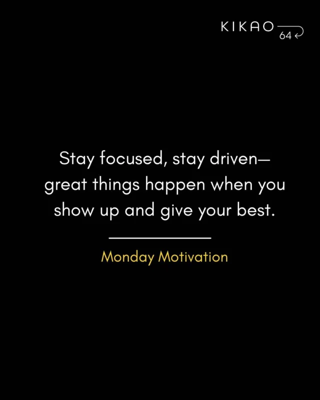 New week, new goals! Stay focused, stay productive, and make it happen.  #MondayMotivation #WorkSmart